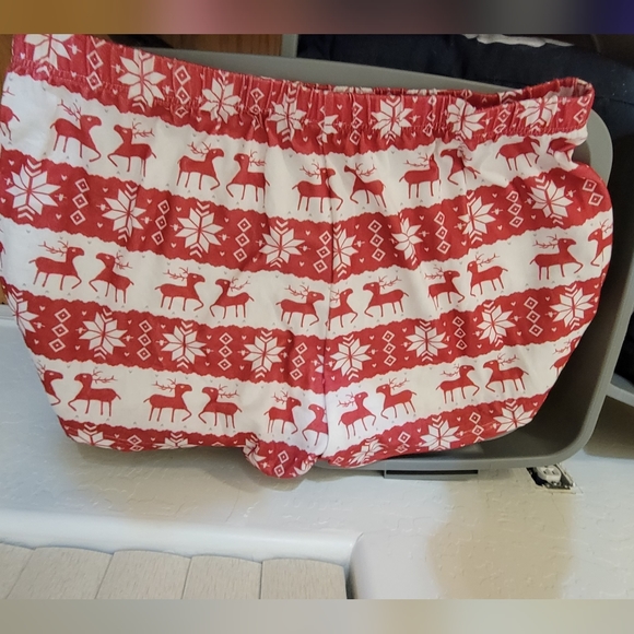 Christmas holiday reindeer Plus size pajama set 3x sleepwear - Picture 3 of 3